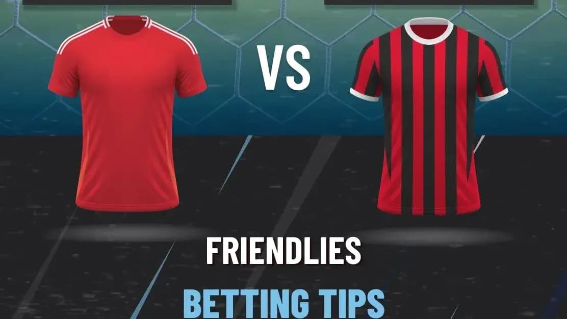 Red and black jerseys for friendly match preview Red and black jerseys for friendly match preview