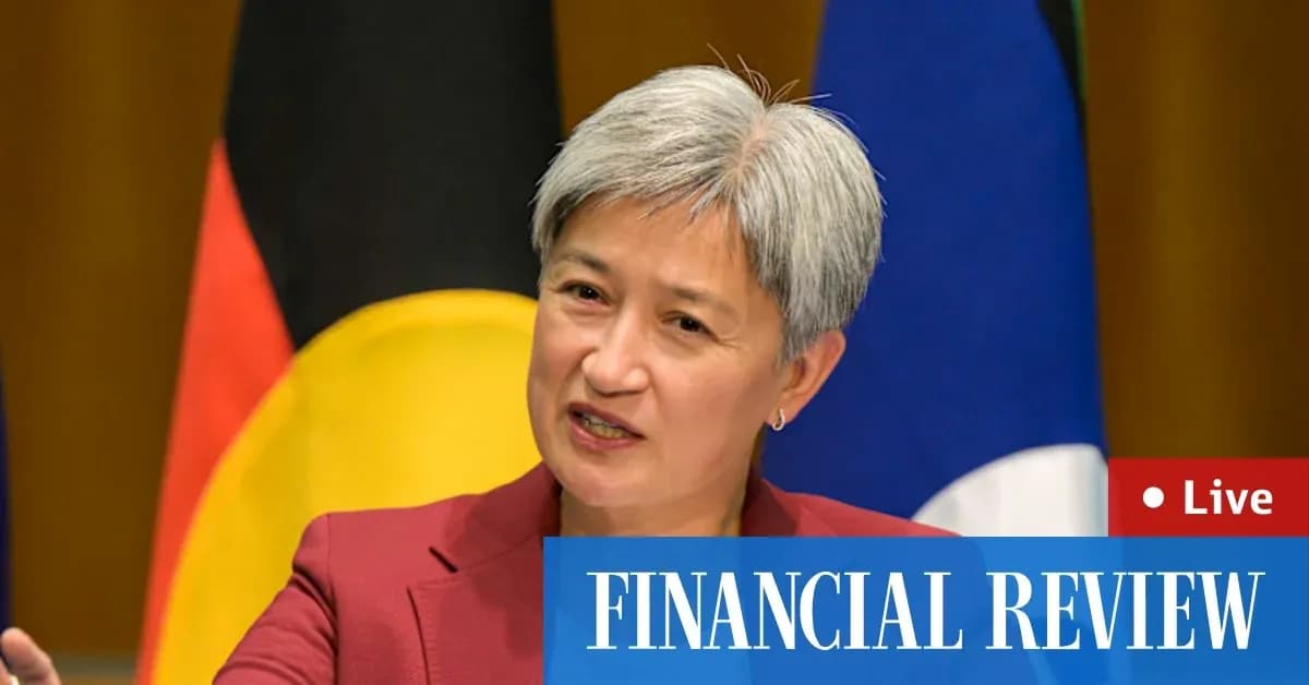 Politician speaking at podium with flags behind Politician speaking at podium with flags behind