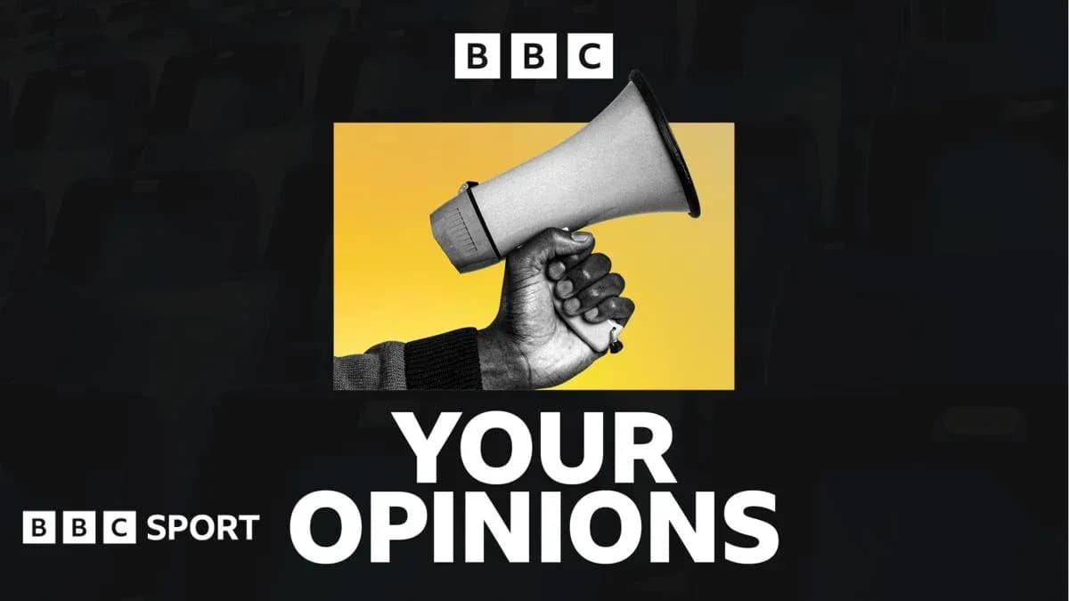 Megaphone held in hand with yellow background Megaphone held in hand with yellow background