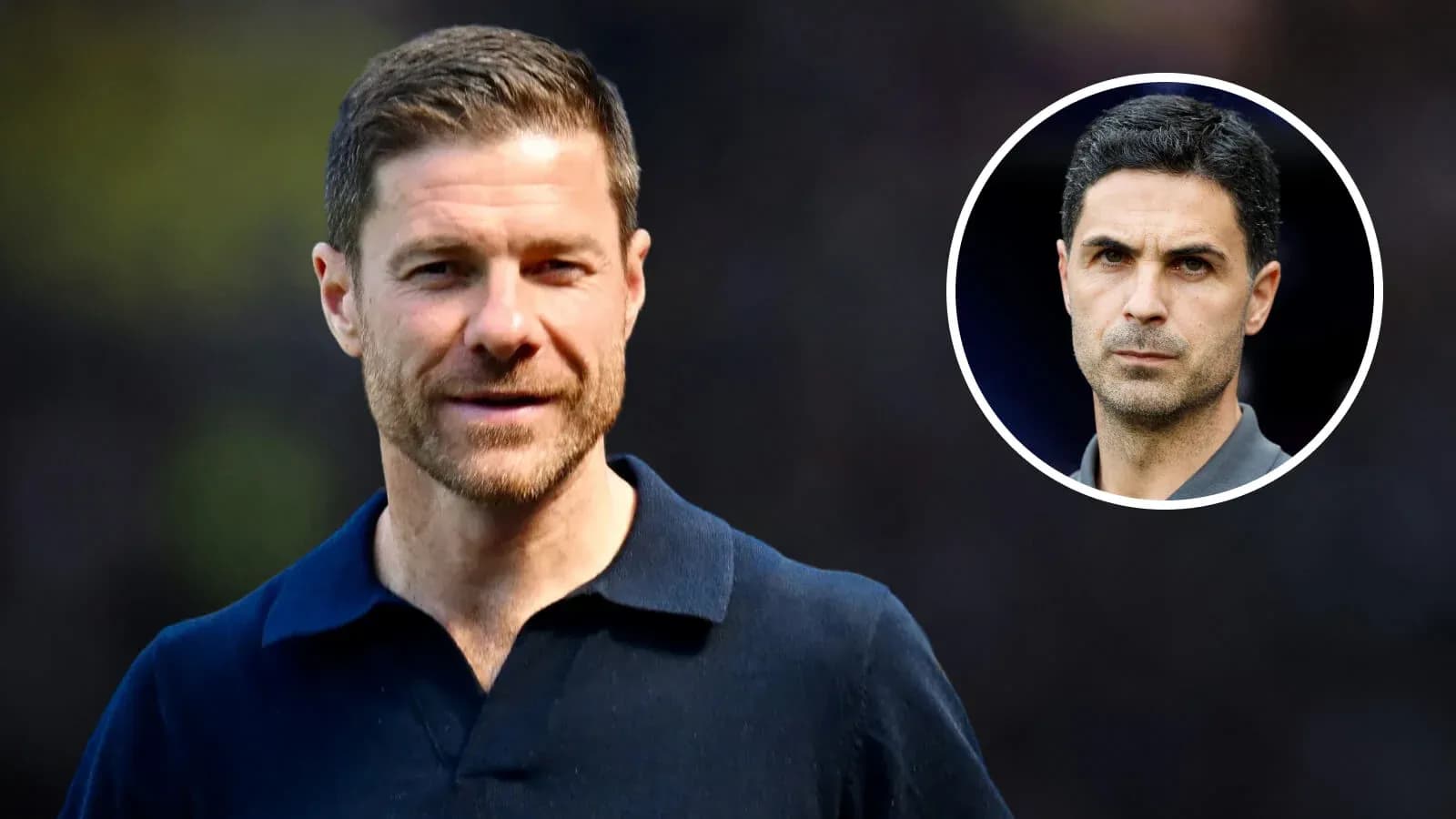 Two football managers in separate portraits Two football managers in separate portraits