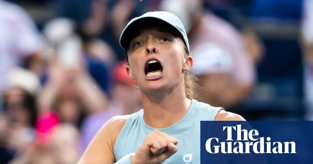 Tennis player celebrating during a match Tennis player celebrating during a match