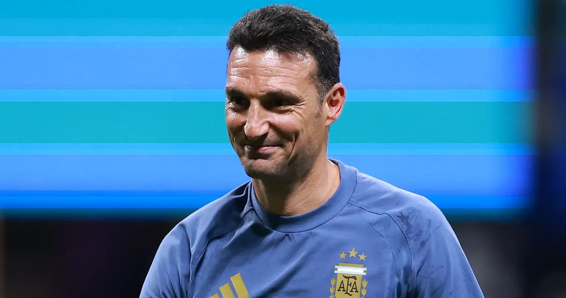 Trener Argentina, o'yin davomida maydonda Trener Argentina, o'yin davomida maydonda
