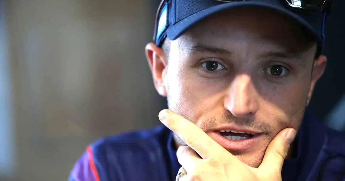 Athlete speaking during a press conference Athlete speaking during a press conference