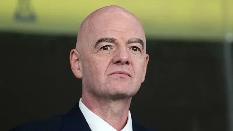 FIFA president Gianni Infantino at event FIFA president Gianni Infantino at event