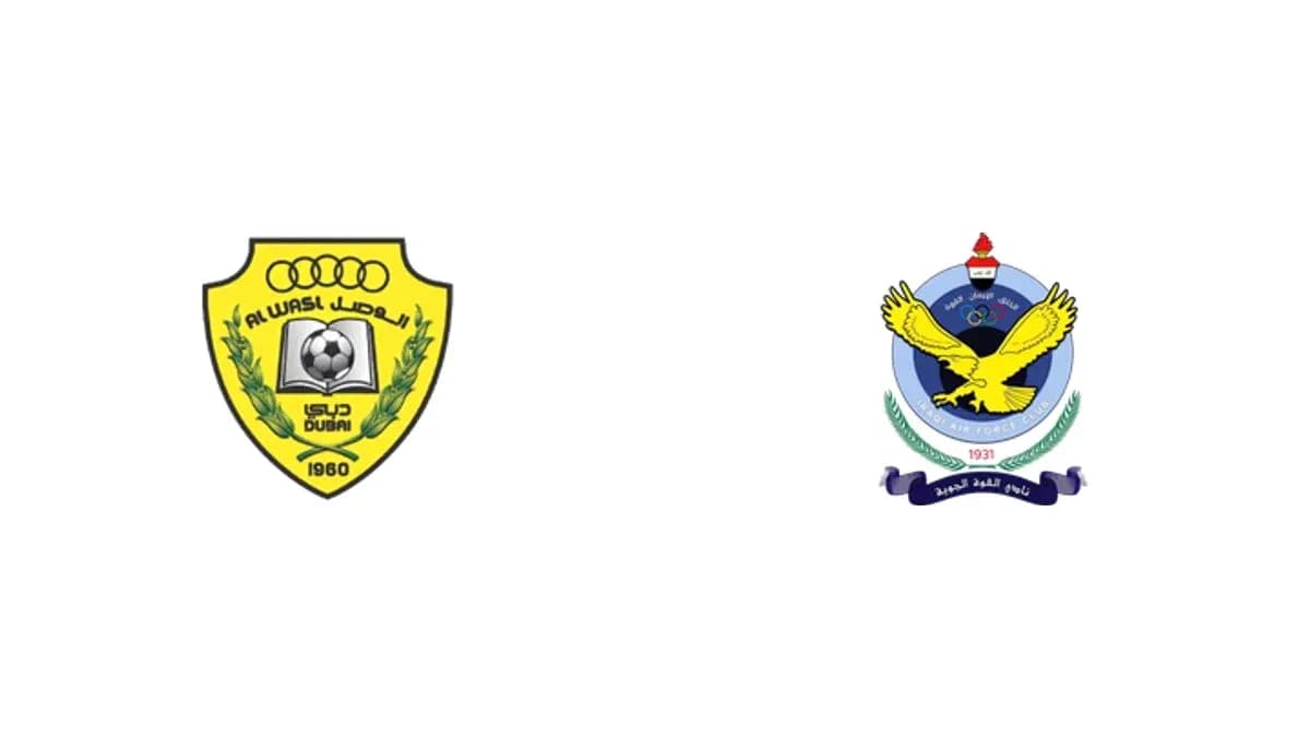 Al Wasl and Al Quwa Al Jawiya club logos Al Wasl and Al Quwa Al Jawiya club logos