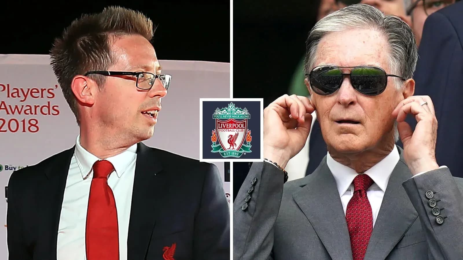 Liverpool executives at 2018 Players' Awards event Liverpool executives at 2018 Players' Awards event