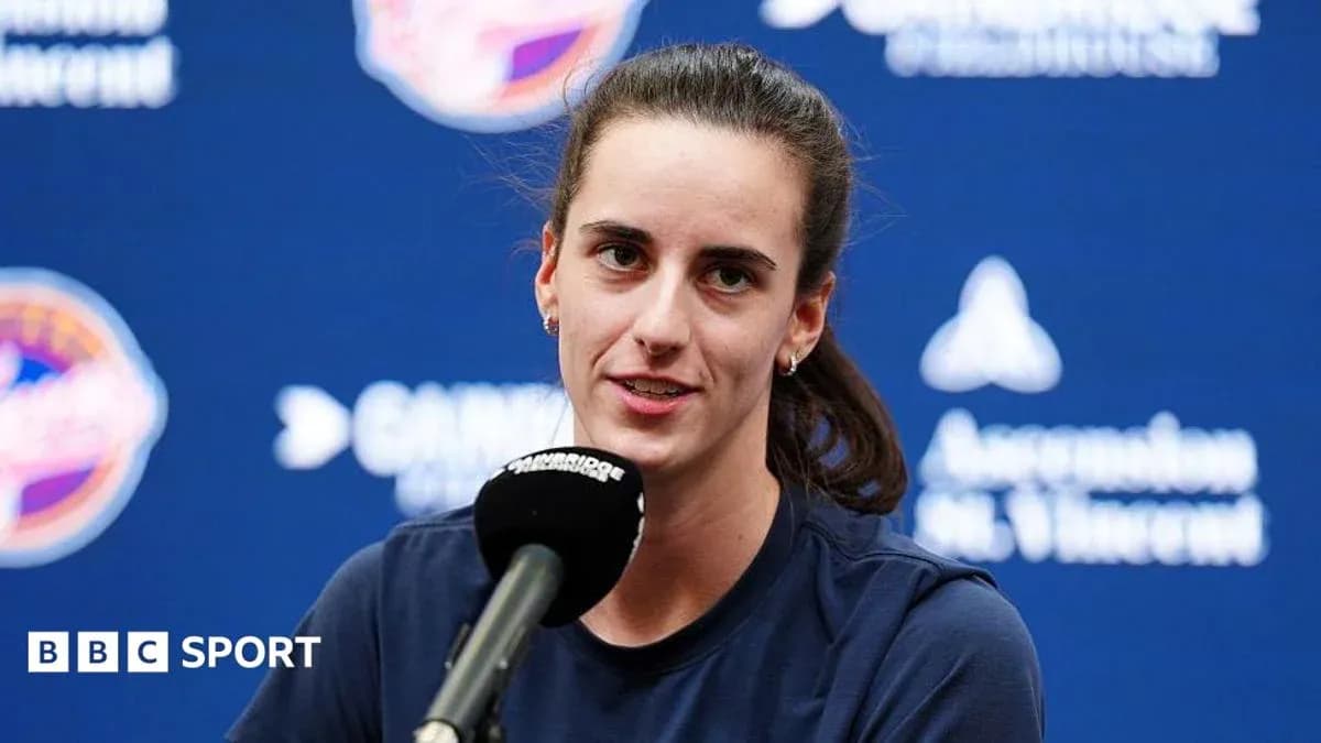Tennis player speaking at press conference Tennis player speaking at press conference