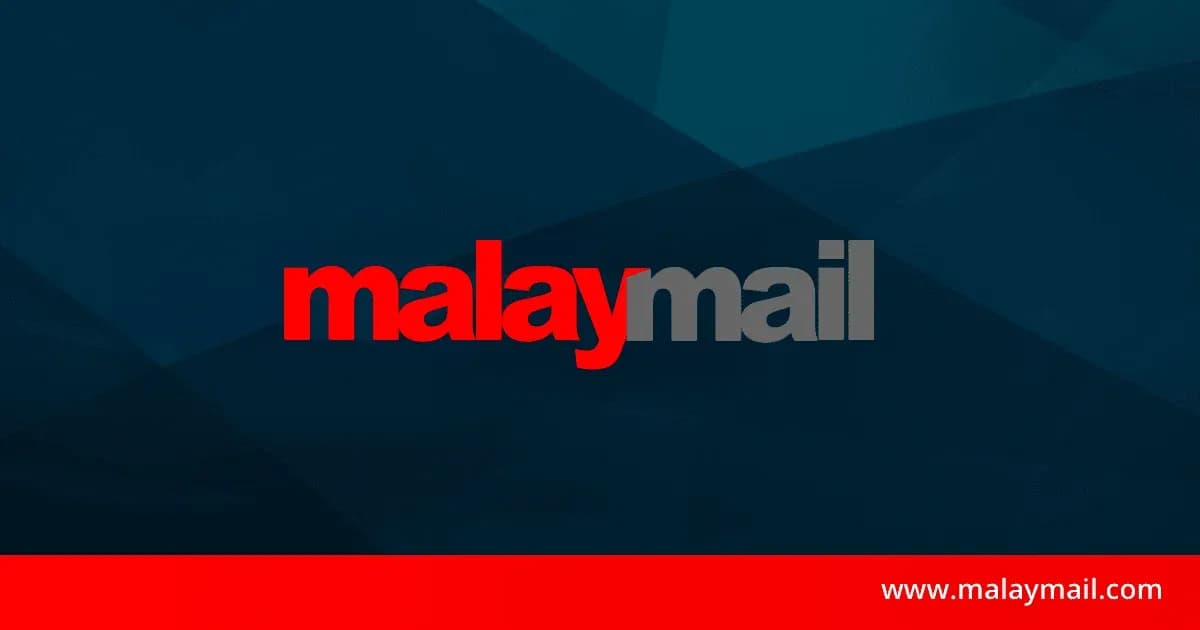 Malay Mail logo on a blue background Malay Mail logo on a blue background