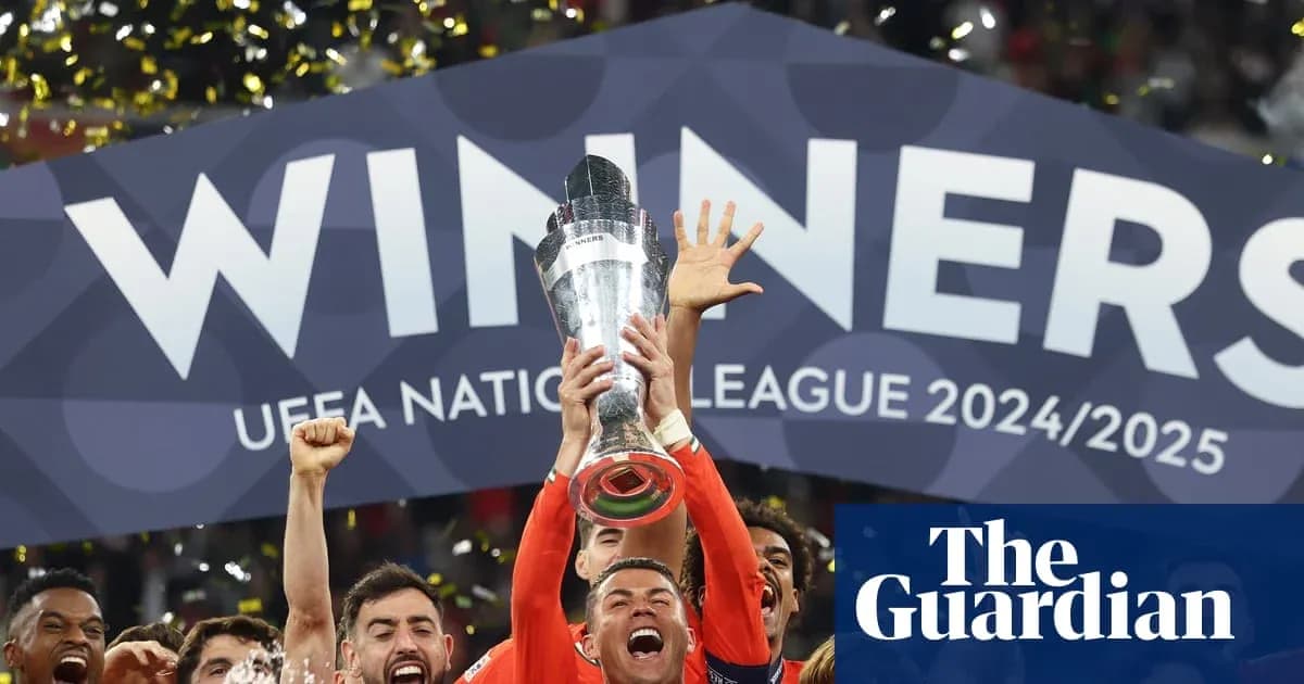 Jubilation as team lifts UEFA Nations League trophy Jubilation as team lifts UEFA Nations League trophy