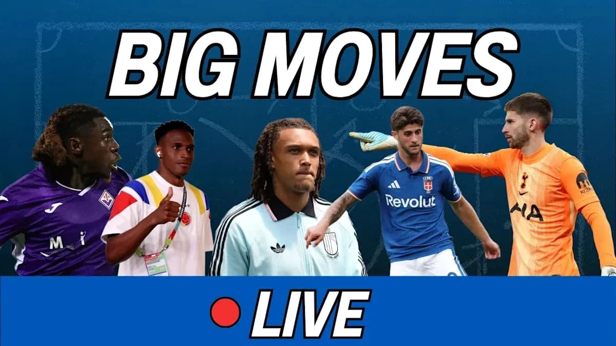 Football players featured in transfer news graphic Football players featured in transfer news graphic