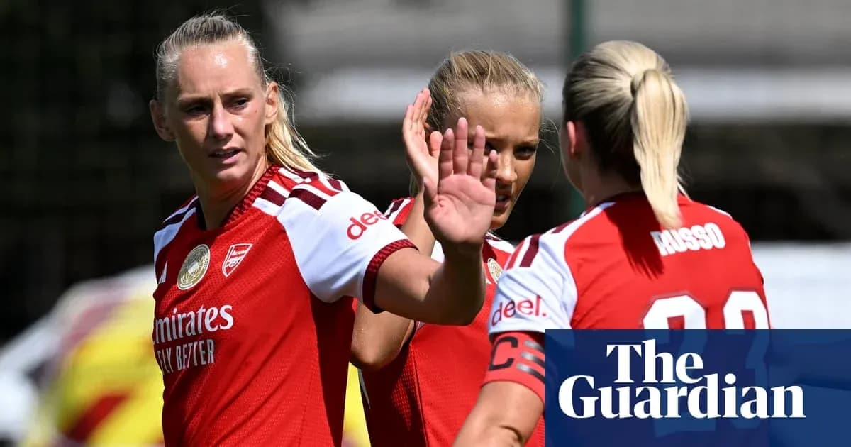 Arsenal women celebrating during training session Arsenal women celebrating during training session