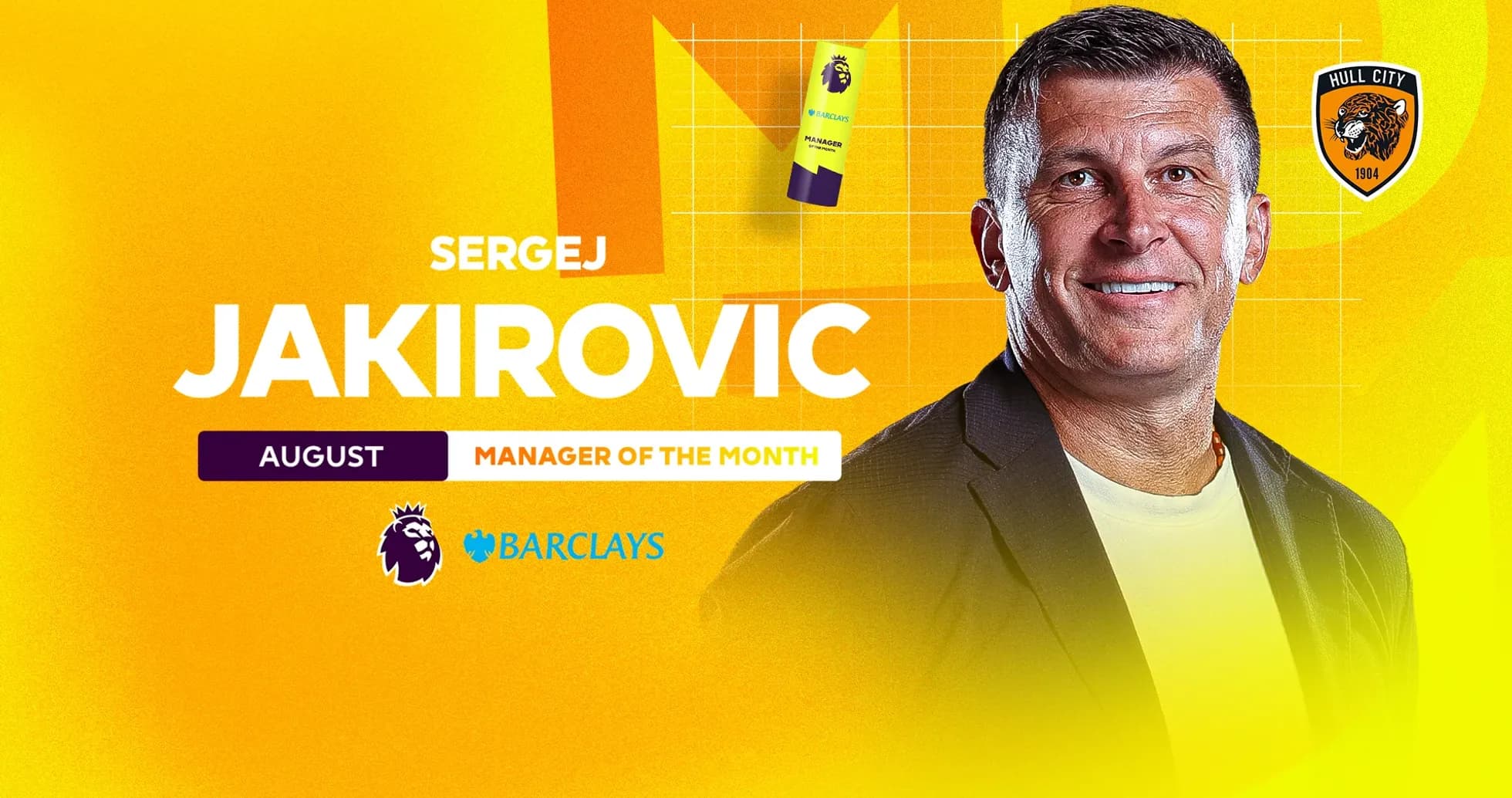 Sergej Jakirovic awarded Manager of the Month Sergej Jakirovic awarded Manager of the Month